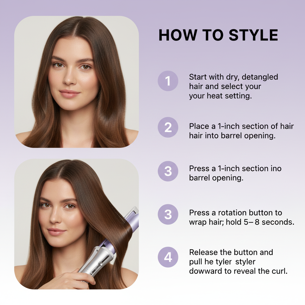 Effortless Auto-Rotating Hair Styler for Salon-Grade Bouncy Curls with Zero Heat Damage