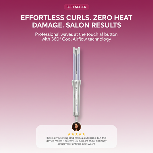 Effortless Auto-Rotating Hair Styler for Salon-Grade Bouncy Curls with Zero Heat Damage