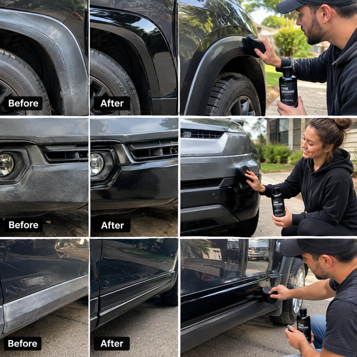 Gloss Plastic Trim Dressing with Applicator