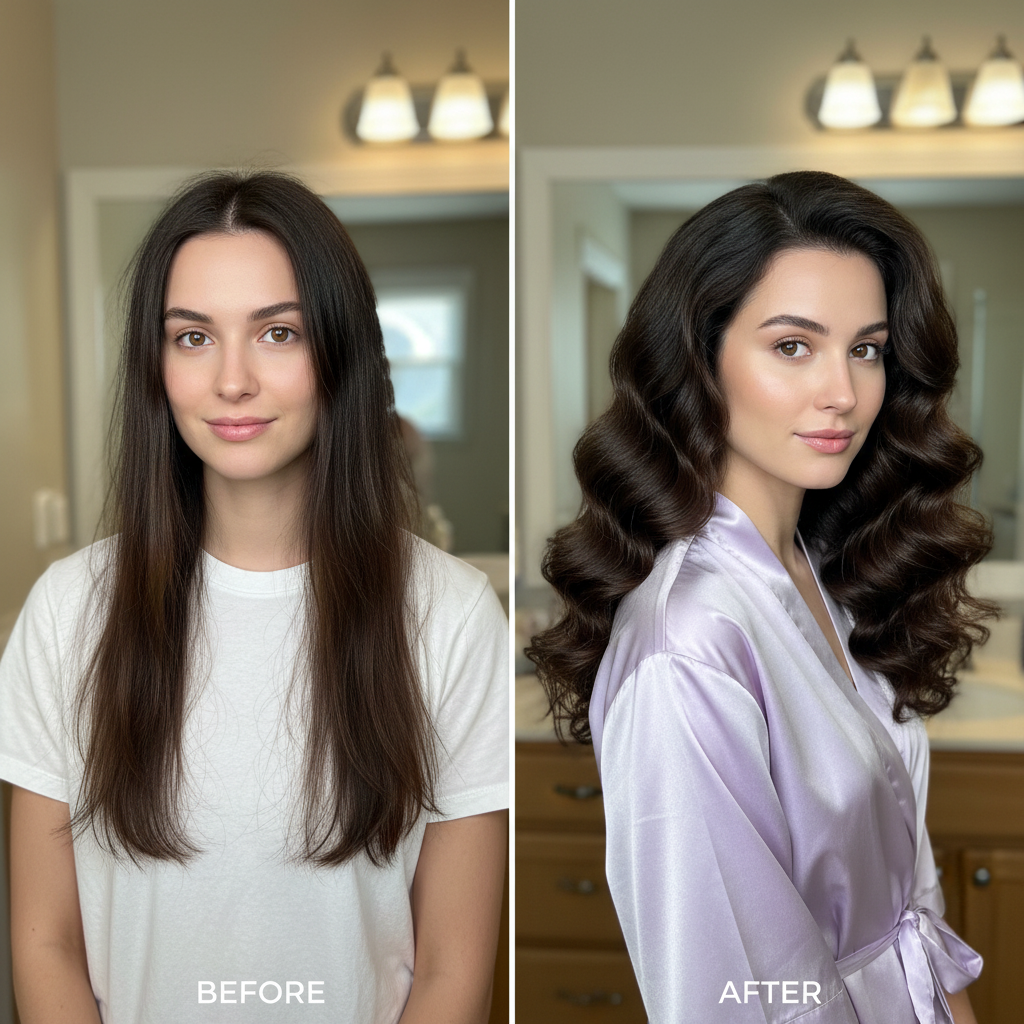Effortless Auto-Rotating Hair Styler for Salon-Grade Bouncy Curls with Zero Heat Damage