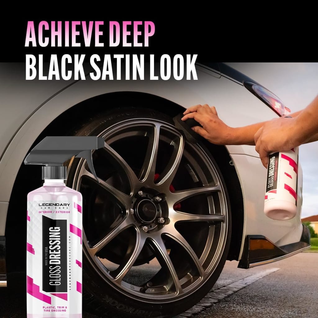 Ultimate Plastic And Tire Restorer-- Bring the Showroom Shine Back!