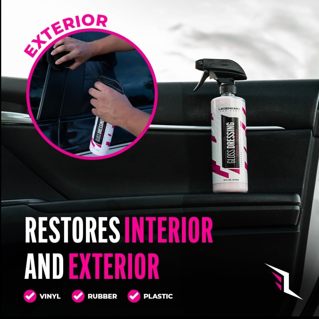 Ultimate Plastic And Tire Restorer-- Bring the Showroom Shine Back!