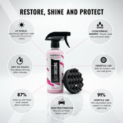 Gloss Plastic Trim Dressing with Applicator