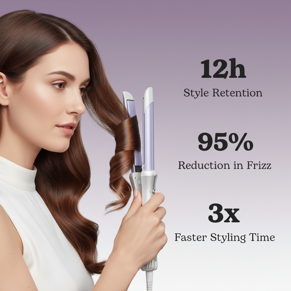 Effortless Auto-Rotating Hair Styler for Salon-Grade Bouncy Curls with Zero Heat Damage